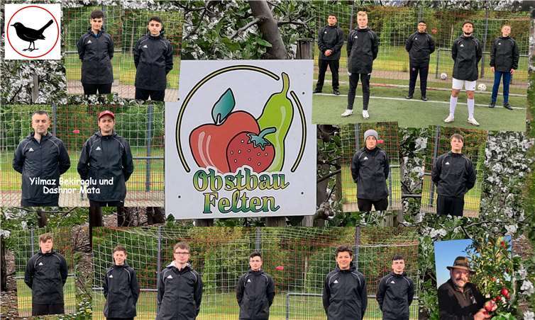 Die B-Junioren (Jahrgang 2005 und jünger) des SV Rot-Weiß Merl konnten dank der großzügigen Unterstützung von Manfred Felten von Obstbau Felten mit neuen Regenjacken ausgestattet werden.Foto: privat