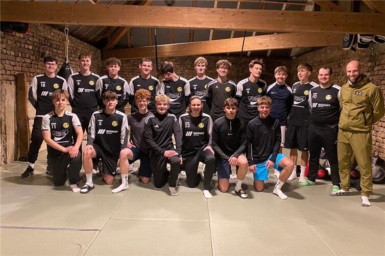 Die B-Junioren bei einem anderen Training. Foto: GSG