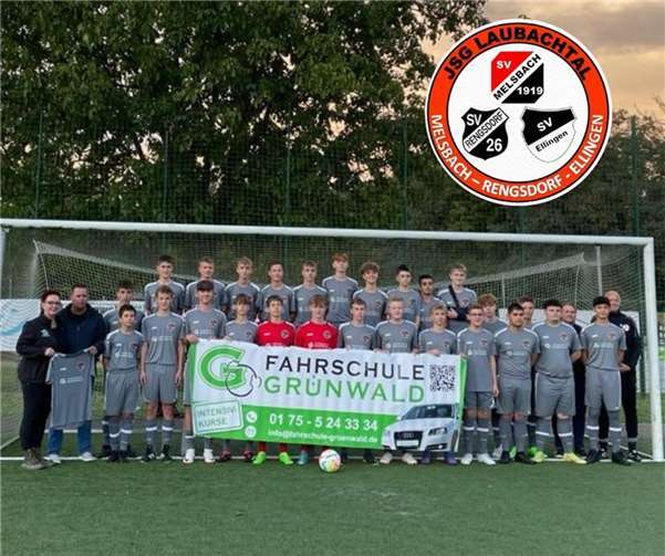 Die B-Junioren der JSG Laubachtal erhielten einen neuen Trikotsatz.  Foto: JSG Laubachtal
