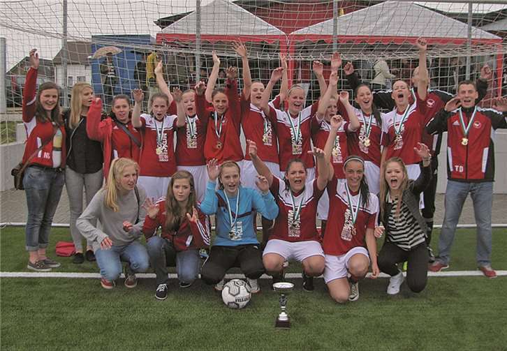 Die B-Juniorinnen - Pokalsieger 2014.