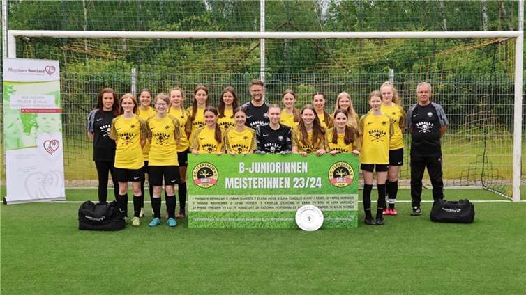 Die B Juniorinnen. Quelle: FC Flerzheim