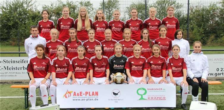 Die B-Juniorinnen des SV Rot-Weiß Merl. privat