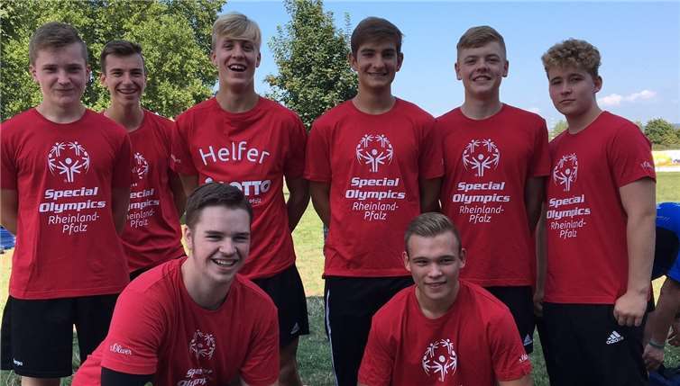 Die B1-Jugend engagierte sich bei den Special Olympics für Inklusion.Fotos: privat