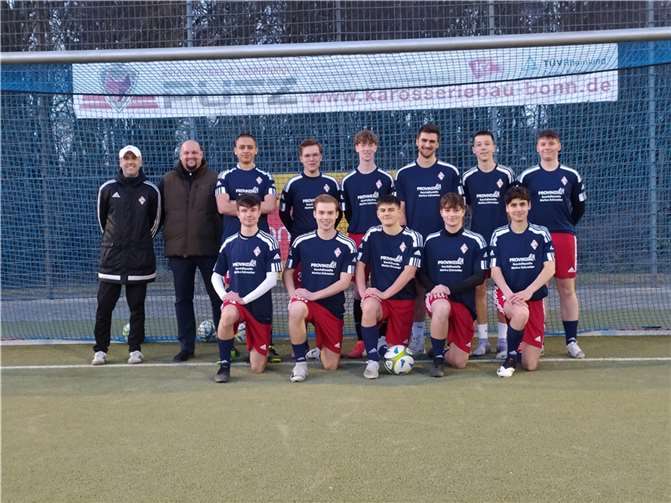 Die B1 in ihren neuen Trikots.  Foto: privat