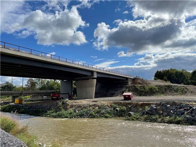 Wiederaufbau: Langsame Lösungen sind manchmal die besseren Die B9-Brücke in Sinzig. Foto: ROB