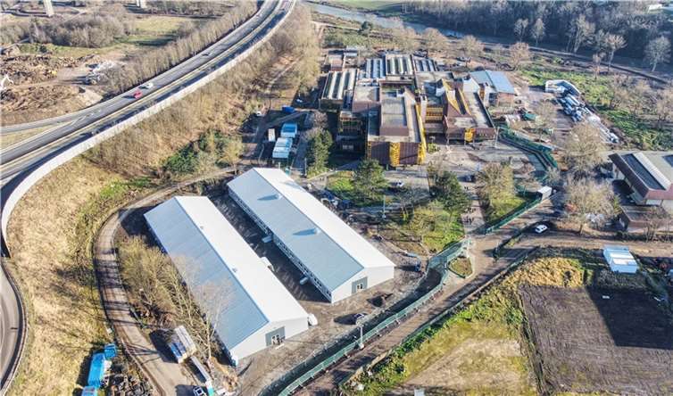 Die BBS des Landkreises Ahrweiler aus der Luft.  Foto: privat