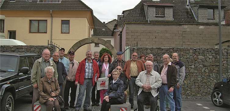 Die BCE-Gewekschaftssenioren bei der Führung durch die Innenstadt.Privat