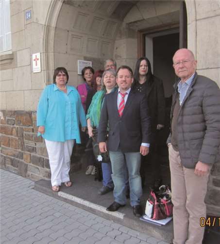 Die BIZ-Stadträte informierten sich in Stolzenfels über die Anliegen der Bürger. privat