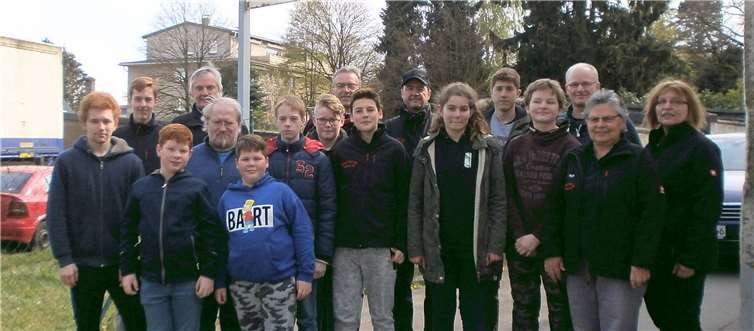 Die BSC-Helfer der Biathlonveranstaltung, von denen einige auch selbst an den Start gingen. Foto: privat