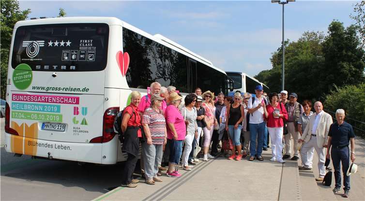 Die BUGA-Freunde Heilbronn während ihres Besuches in Koblenz.Nicola Krauth