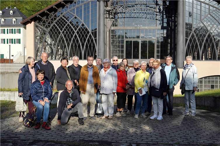 Die BUGA-Freunde vor der Sayner Hütte. Foto: BUGA-Freunde Koblenz, Friedhelm Zernack