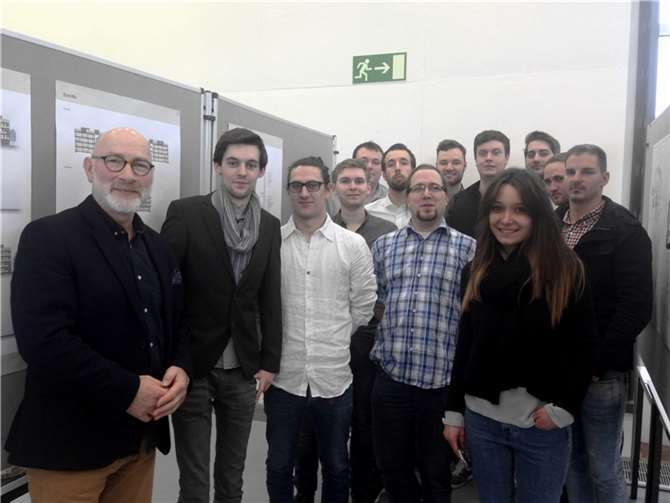 Die Bachelorstudenten/innen des Studiengangs Architektur der Hochschule Koblenz entwarfen bezahlbaren Wohnraum.privat