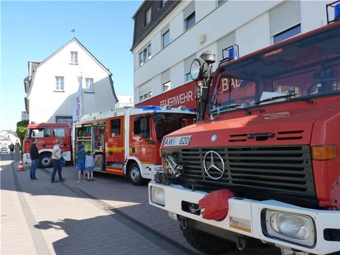 Die Bad Breisiger Feuerwehr präsentierte sich am Tag der Feuerwehr.