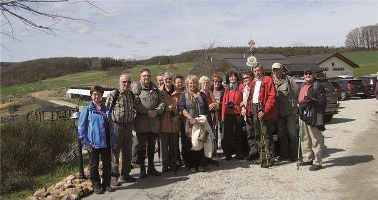 Die Bad Breisiger Wandergruppe am Rodder Maar.privat