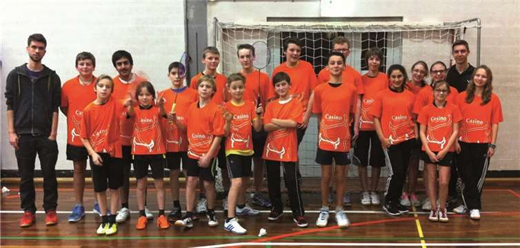 Die Badmintonjugend des TB Andernach freut sich über das hervorragende Abschneiden.privat