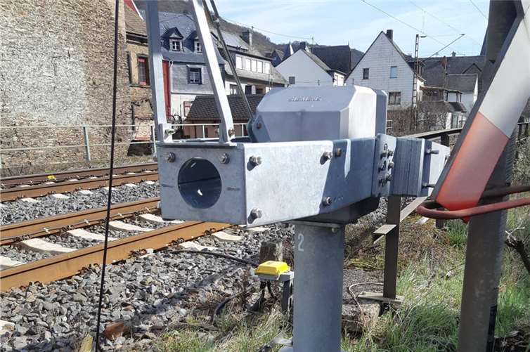Die Bahnschranke war plötzlich weg. Fotos: Bundespolizei Trier