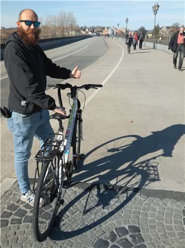 Die Balduinbrücke wird am 19. März anlässlich der Demonstration zum Verkehrswendetag für mehrere Stunden gesperrt. Foto: Frederik Anschütz