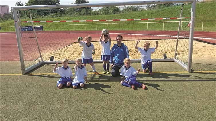 Die Bambini-Mannschaft des FC Unkel 80 trumpfte in diesem Jahr groß auf. privat