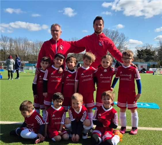 Die Bambini des FV Erpel auf dem Linzer Kaiserberg.  Foto: privat