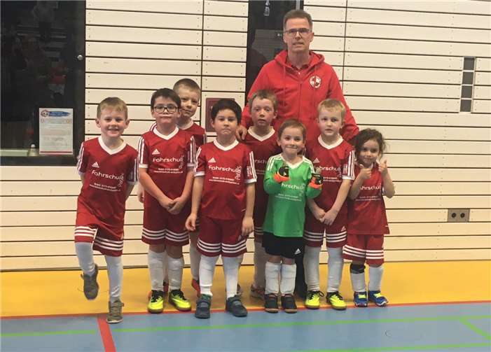 Die Bambini des FV Erpel in St. Katharinen beim Kreis-Bambini-Tag. Foto: