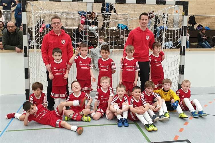 Die Bambini des FV Erpel nach dem Turnier in Linz.Foto: privat