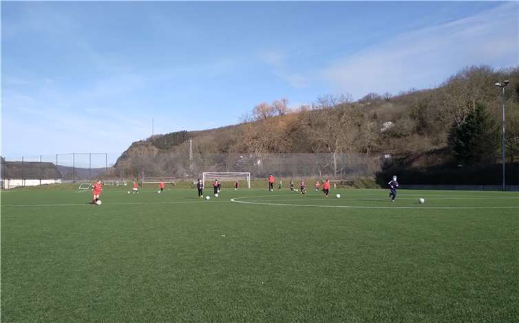 Die Bambini des FV Erpel „op de Kipp“  Foto: FV Erpel