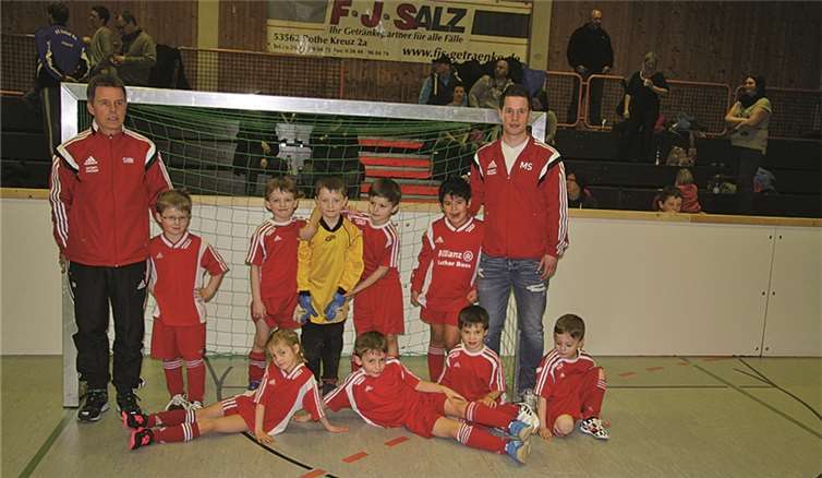 Die Bambini des FV Erpel waren beim Turnier in Linz sehr erfolgreich.privat
