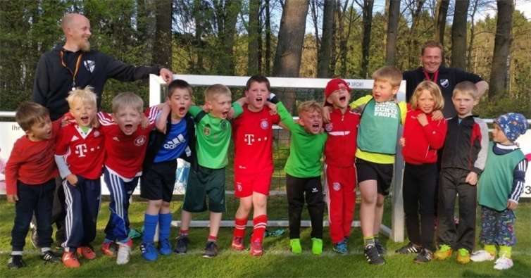 Die Bambinimannschaft der JSG Lautzert/Oberdreis.