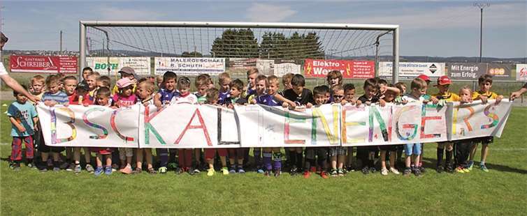 Die Bambinimannschaft des BSC Kaltenengers konnte die ersten Turniere mit Bravour bestreiten.privat