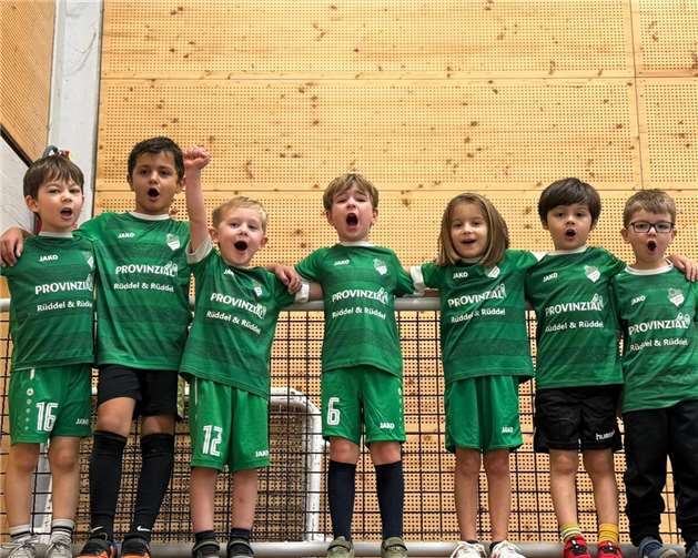 Die Bambinis bei ihrem ersten Turnier.Foto: privat