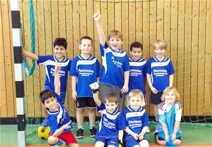 Die Bambinis bestritten ein Testspiel gegen die F-Jugend.privat