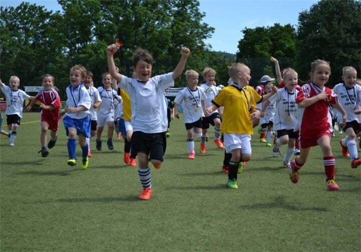 Die Bambinis, die "Europameister von morgen" werden am Sonntag wertungsfrei spielen.  privat