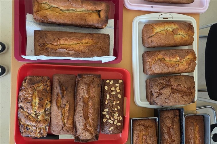 Die Bananenbrote kamen bei Kindern und Eltern sehr gut an!