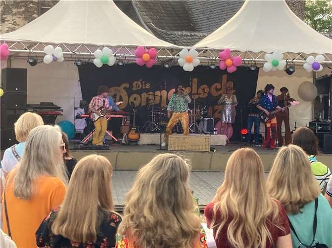 Die Band „Donnerloch Boyz“ aus Brodenbach sorgten beim Sommerfest für tolle Musikunterhaltung.