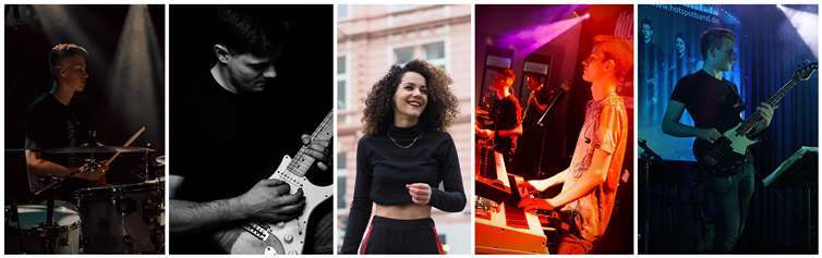 Die Band „HotSPOT“ aus Lehmen: Alicia (Vocals), Janni (Keys/Vocals), Simon (Guitars), Paul (Bass) und Marvin (Drums).Quellen: HotSPOT