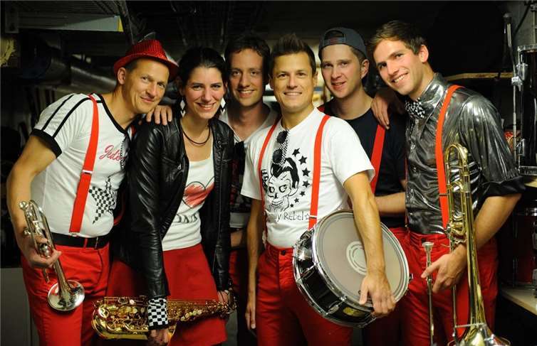 Die Band „Jedöns“ wird bei der Alfter-Show-Party für gute Stimmung sorgen. Foto: privat
