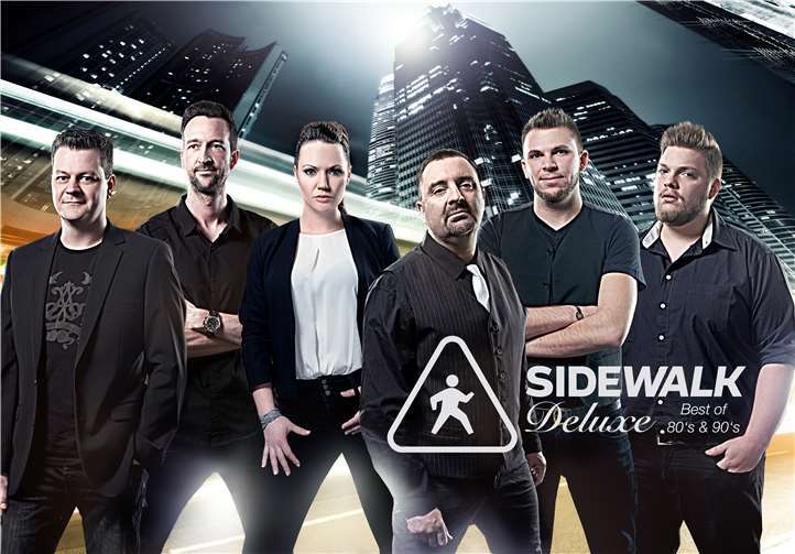 Die Band SIDEWALK wird Hits aus den 80er und 90er Jahren präsentieren. Foto: Sidewalk/lakow kalinin