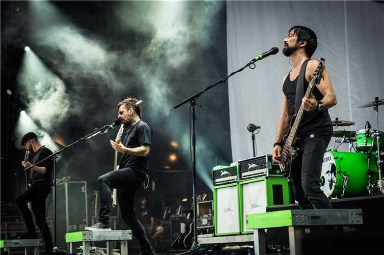 Die Band Wirtz bei Rock am Ring 2017.