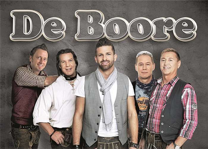 Die Band die „De Boore“ werden die Besucher am 5. Oktober live erleben können. privat