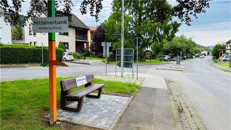 Die Bank wurde vom Bauhof der Stadt Sinzig zur Verfügung gestellt. Foto: privat