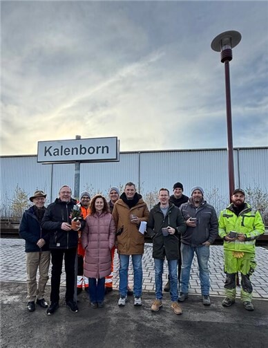 Die Bauarbeiten am Willkommensbahnhof sind weitgehend abgeschlossen.