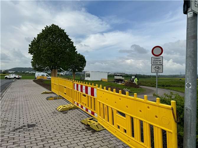 Die Bauarbeiten zum Bauprojekt „Lückenschluss Radweg Bubenheimer Weg“ werden in der kommenden Woche fertiggestellt.  Foto: Stadt Koblenz/ Mandy Steffens