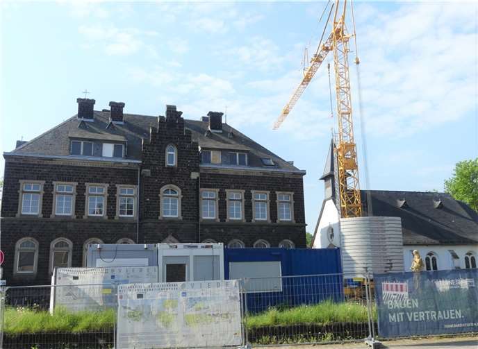 Die Baumaßnahmen am Projekt @viedel das zum integrativen Sozialgebäude umgebaut wird, schreiten weiter voran. Fotos: TE