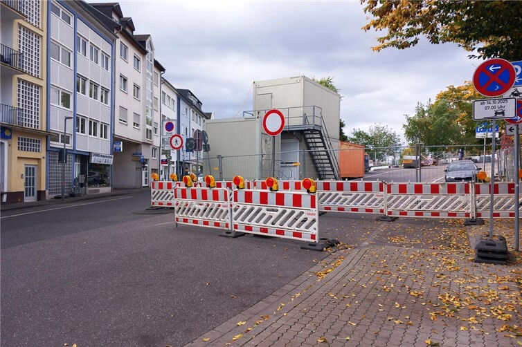 Die Baustelle an der Weißer Gasse. Foto: Hermann Schäfer