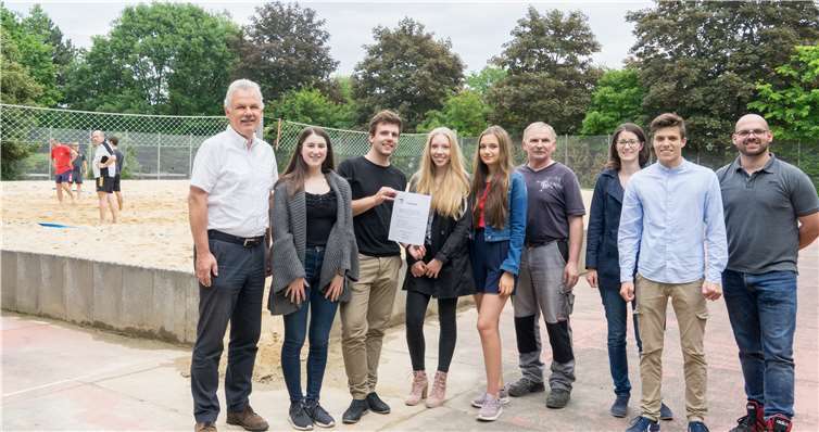 Die Beachvolleyball-Anlage wird nun betreut und es stehen noch viele weitere Projekte rund um diesen Ballsport an.Stadt Rheinbach