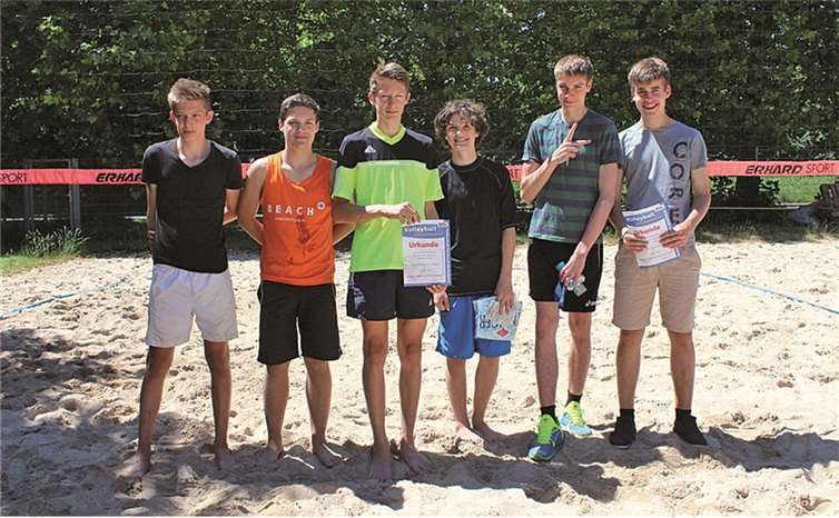 Die Beachvolleyballer des LAF Sinzig.privat