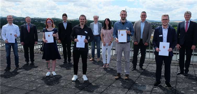 Die Beamtenanwärter wurden herzlich begrüßt.Fotos:
