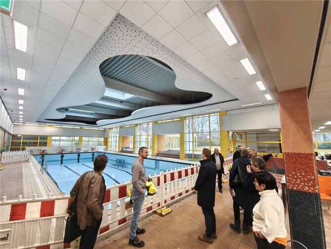 Die Beckensanierungen im Wachtberger Hallenbad sind bereits abgeschlossen. Fotos: DU