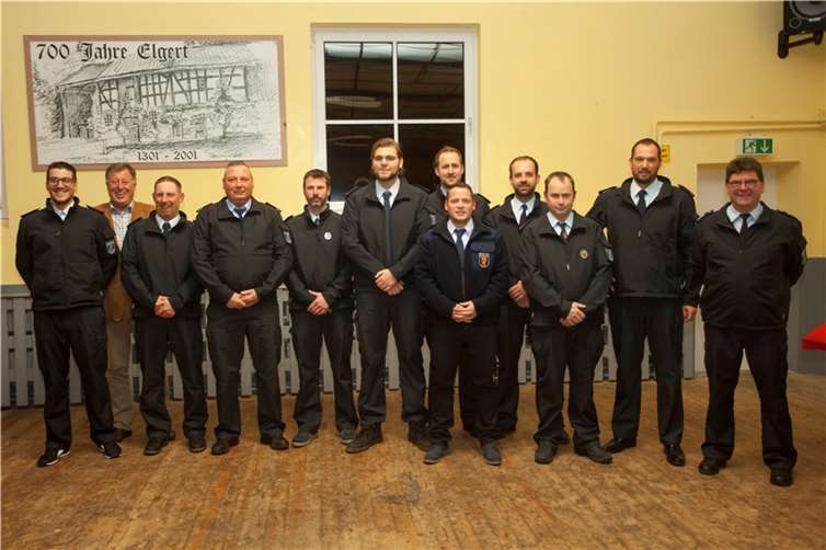 Die Beförderten und Geehrten der Einheiten Elgert und Marienhausen.