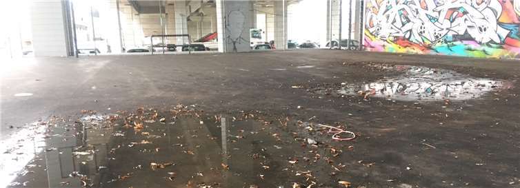 Die Begebenheiten vor Ort laden nicht zum Ballspielen ein. privat